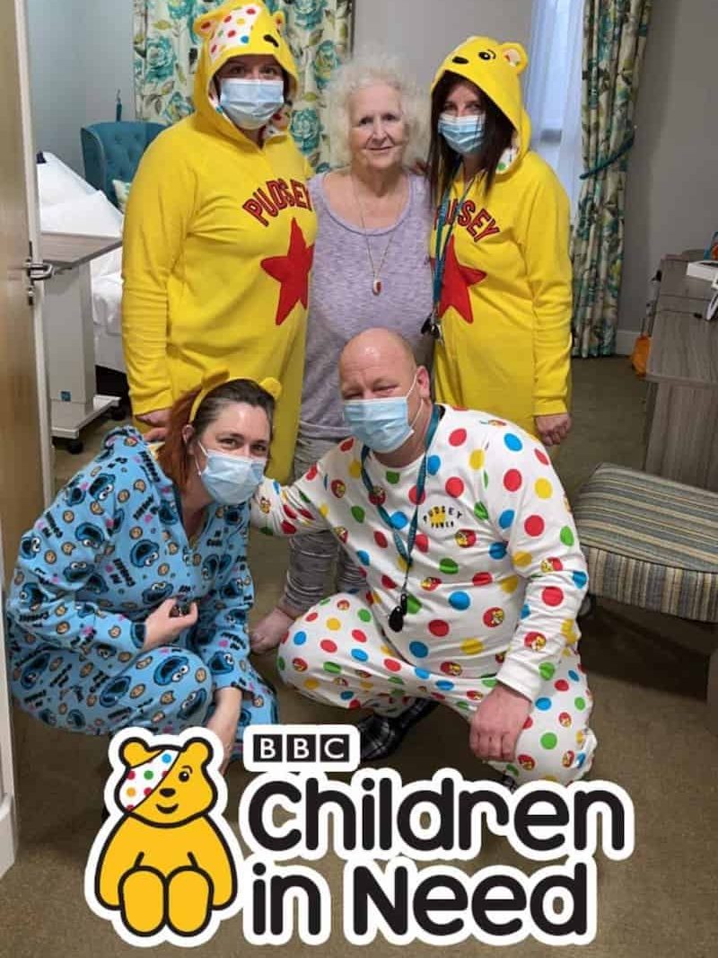 Amberley Care Home in Sale Raises Money for Children in Need