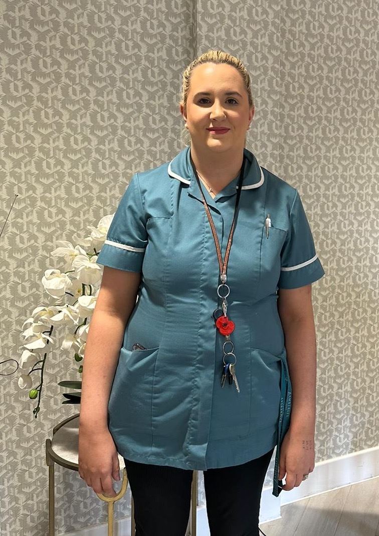 Our team leader at Amberley Care Home, Beth