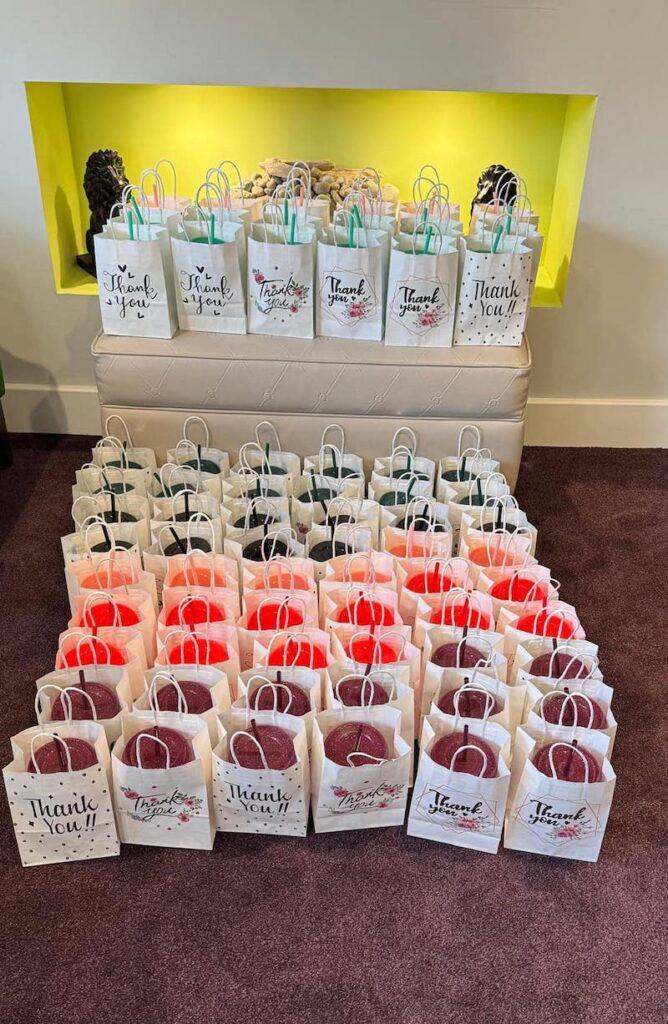 staff appreciation bags for all of our team