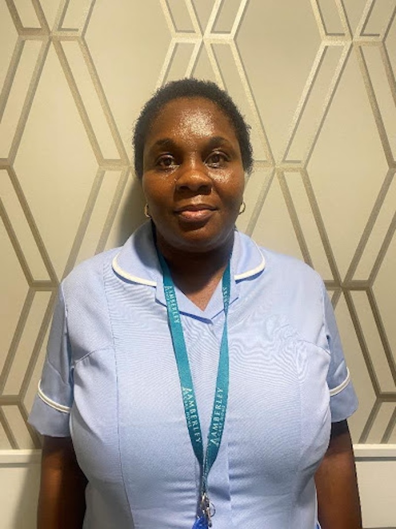 Oluchi one of our care assistants