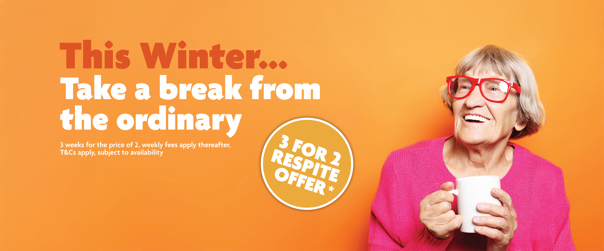 3 for 2 respite care offer