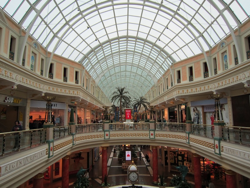 inside trafford centre in manchester